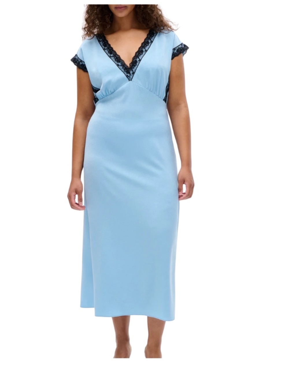 BAUM UND PFERDGARTEN Andra Dress Dusk Blue $259 NWT Sz 36 EU